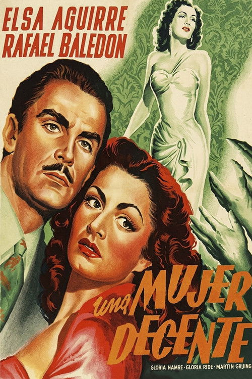 Una mujer decente (1950) poster