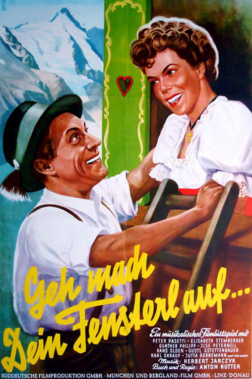 Geh’ mach dein Fensterl auf (1953) poster
