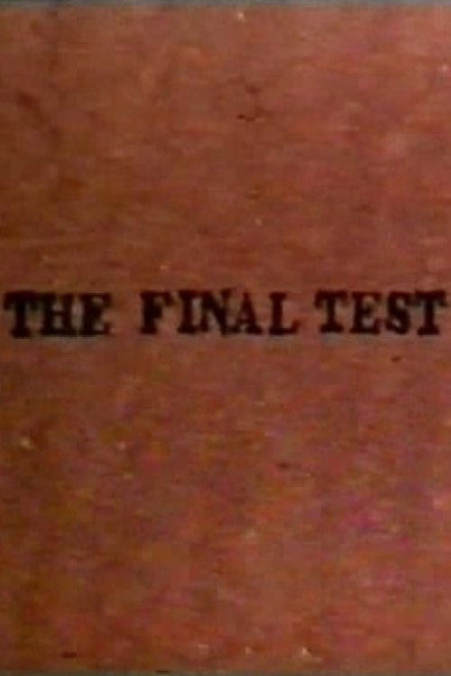 The Final Test (1978) poster