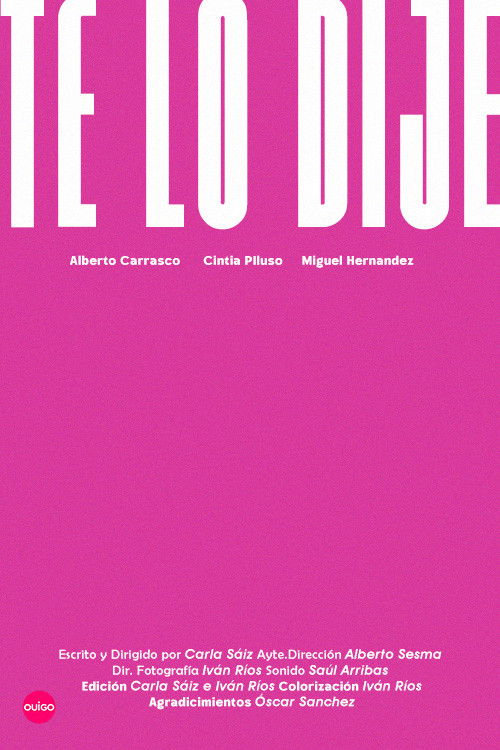 Te Lo Dije (2023) poster