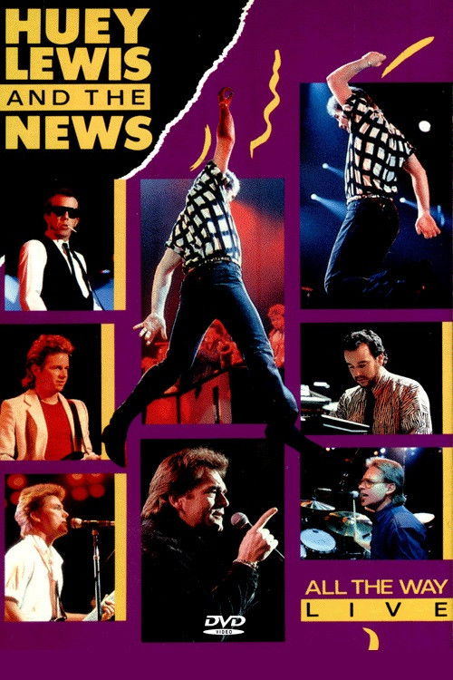 Huey Lewis and the News - All the Way Live (1987) poster
