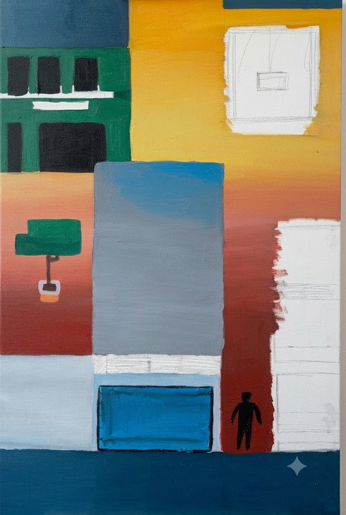 Carmesim sobre o quadro amarelo (2026) poster