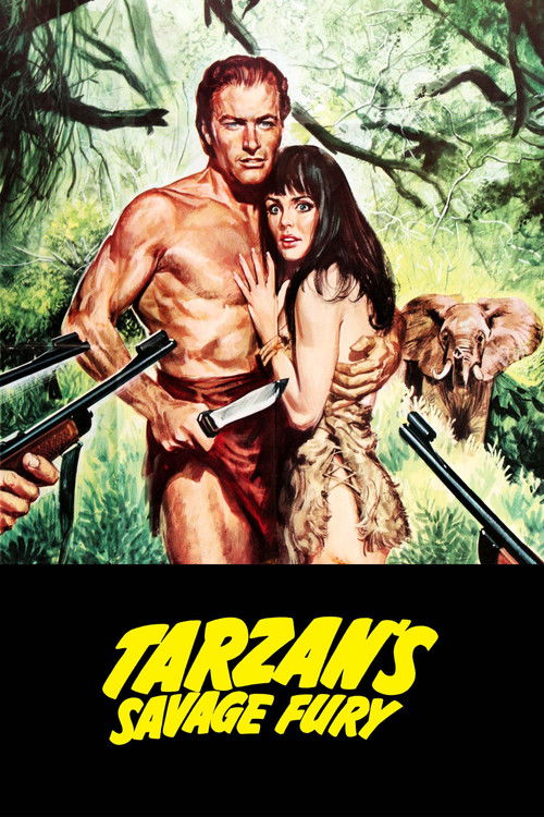 Tarzan's Savage Fury (1952) poster