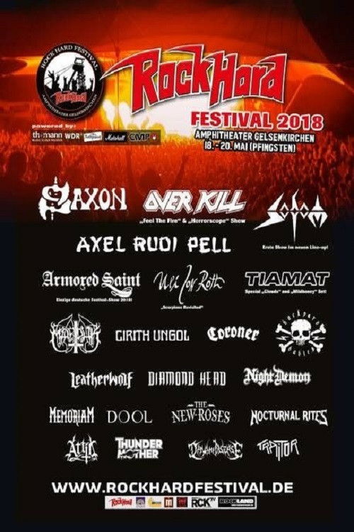 Armored Saint: Live at Rock Hard Festival (2018) poster