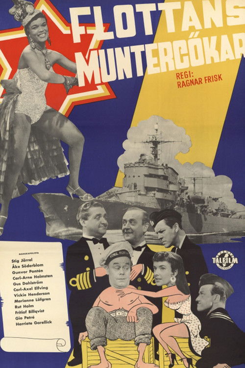 Flottans Muntergökar (1955) poster