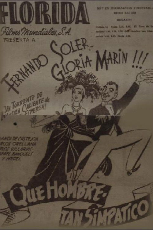 Qué hombre tan simpático (1943) poster