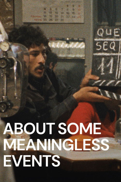 About Some Meaningless Events (1974) poster