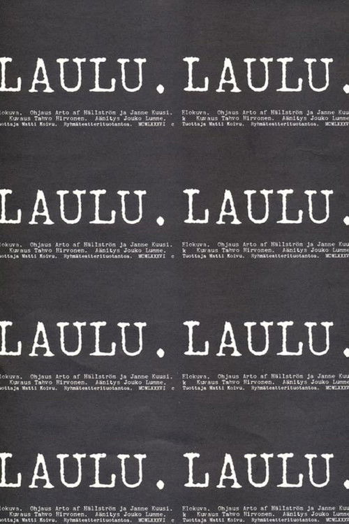 Laulu (1986) poster