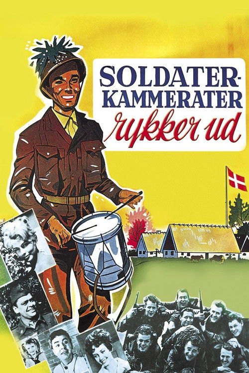 Soldaterkammerater rykker ud (1959) poster