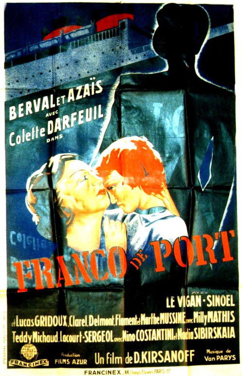Franco de port (1937) poster