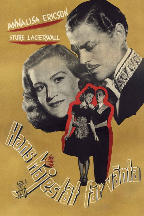 Hans Majestät får vänta (1945) poster
