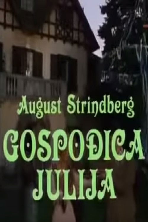 Miss Julie (1985) poster