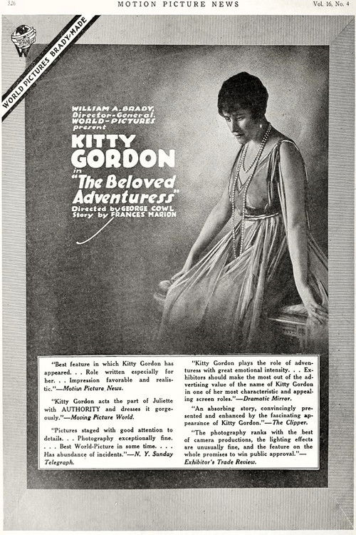 Beloved Adventuress (1917) poster