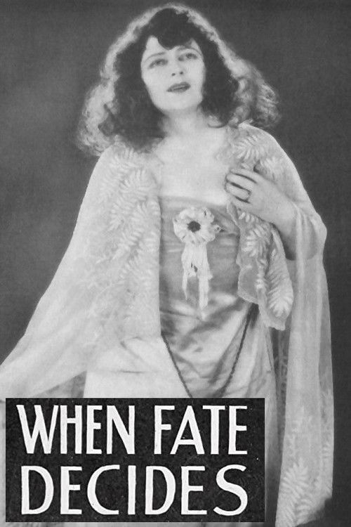When Fate Decides (1919) poster