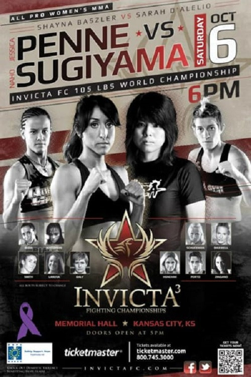 Invicta FC 3: Penne vs. Sugiyama (2012) poster