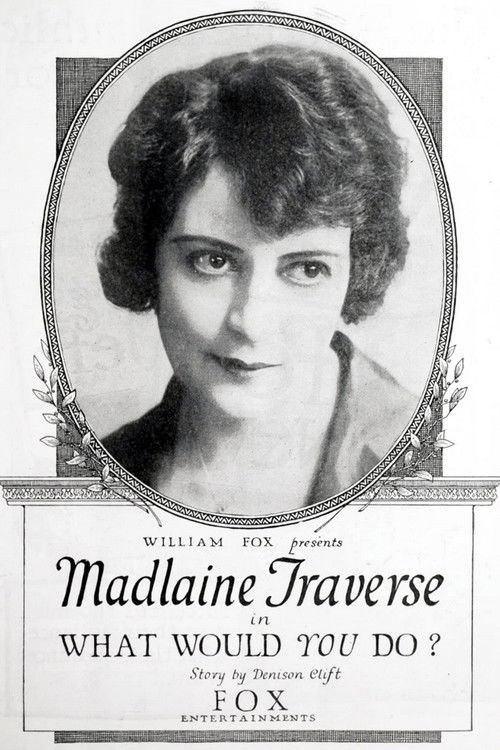 What Would You Do (1920) poster