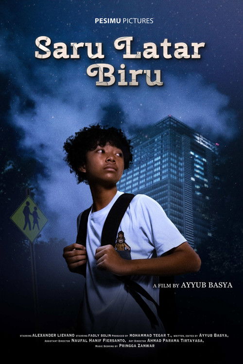 Saru Latar Biru (2024) poster