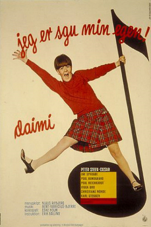 Jeg er sgu min egen (1967) poster