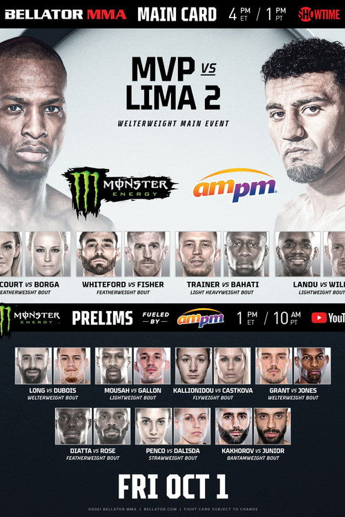 Bellator 267: Lima vs. MVP 2 (2021) poster