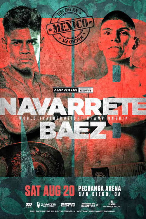 Emanuel Navarrete vs. Eduardo Baez (2022) poster