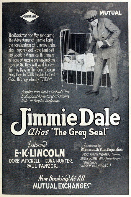 Jimmie Dale, Alias the Grey Seal (1917) poster
