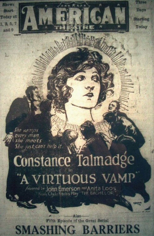 A Virtuous Vamp (1919) poster