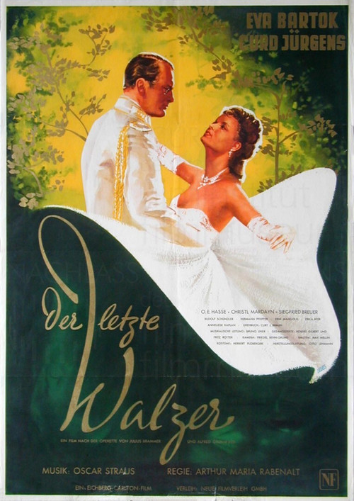 Der letzte Walzer (1953) poster