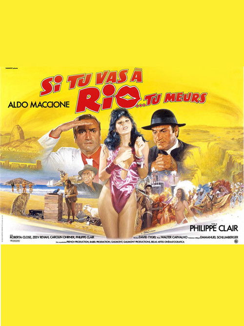 Si tu vas à Rio... tu meurs (1987) poster
