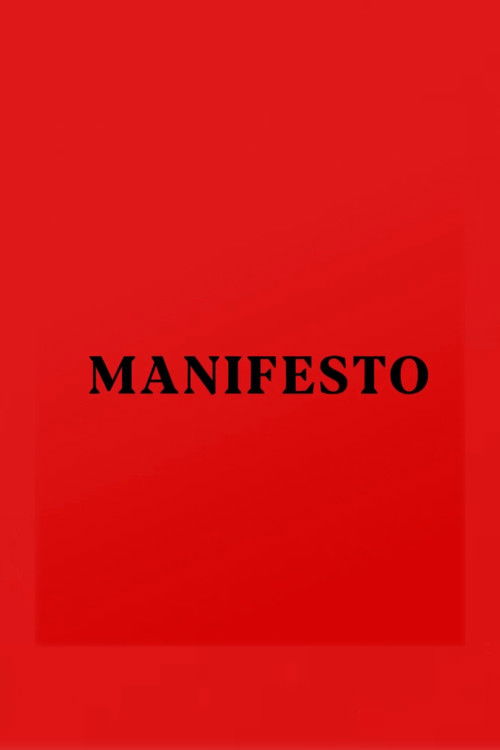 MANIFESTO (2018) poster