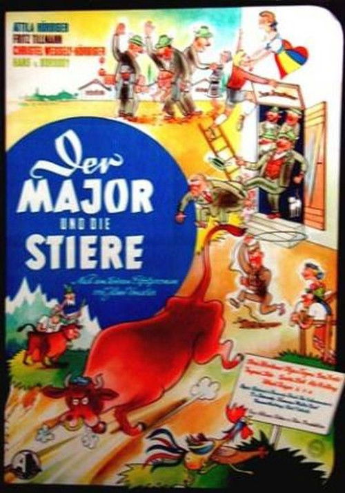 Der Major und die Stiere (1955) poster