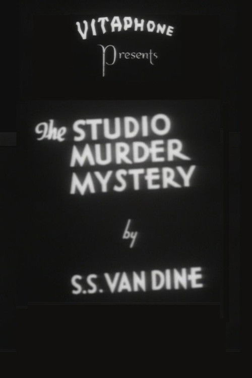 The Studio Murder Mystery (1932) poster