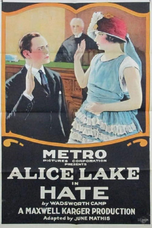 Hate (1922) poster