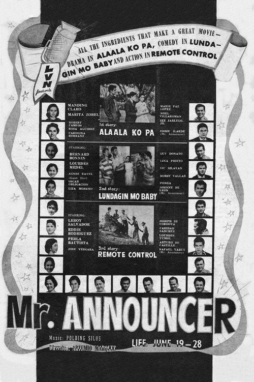 Mr. Announcer (1959) poster