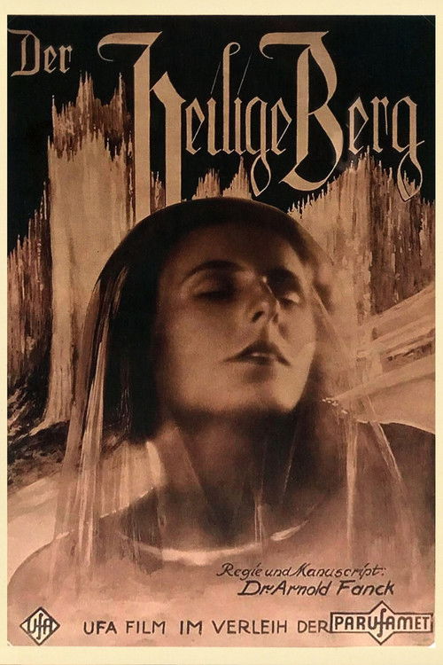 Der heilige Berg (1926) poster