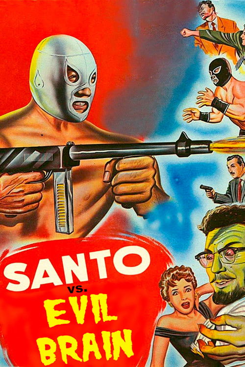 Santo contra cerebro del mal (1961) poster