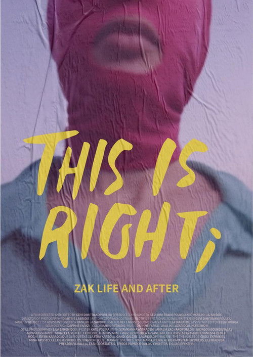 This is Right; Zak Life and After (2020) poster