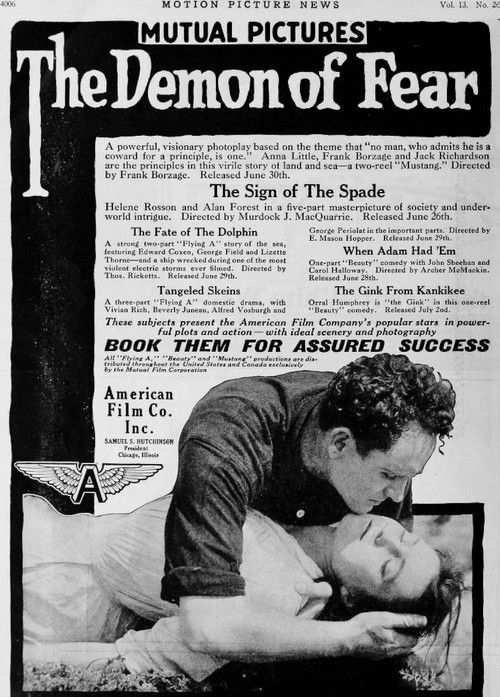 The Demon of Fear (1916) poster