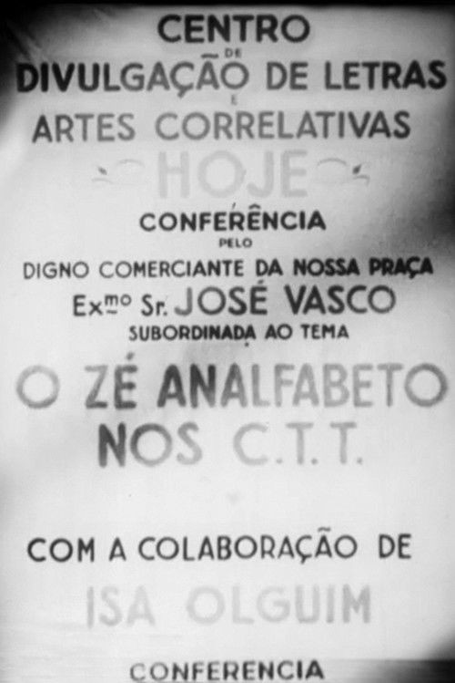 O Zé Analfabeto nos CTT (1952) poster