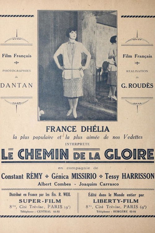 Le chemin de la gloire (1927) poster