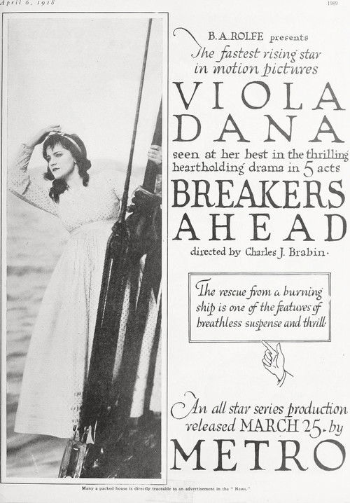 Breakers Ahead (1918) poster