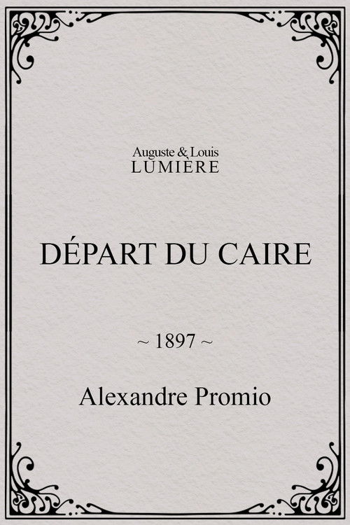 Départ du Caire (1897) poster