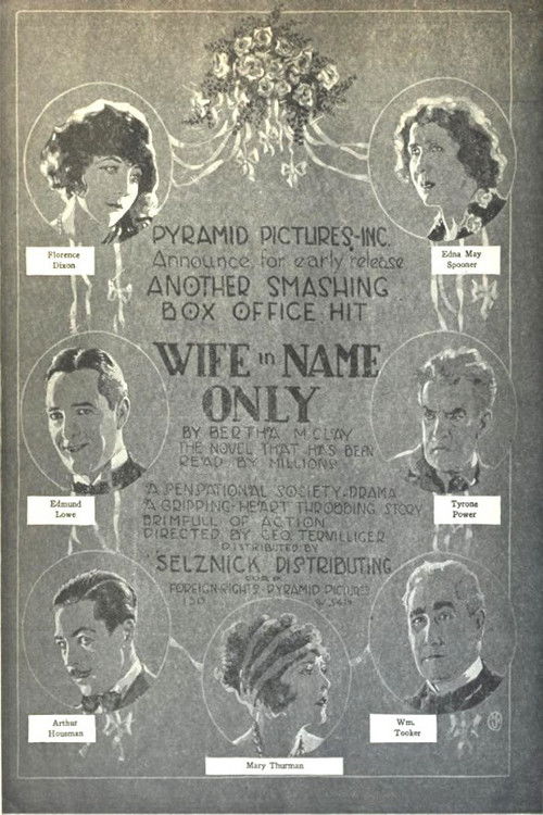 Wife in Name Only (1923) poster