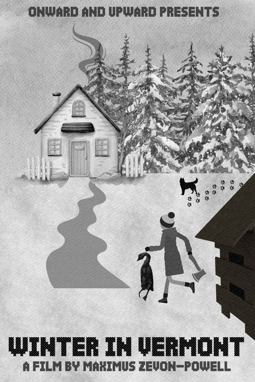Winter in Vermont poster
