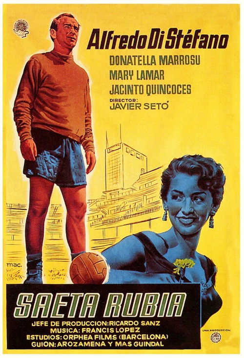 Saeta rubia (1956) poster