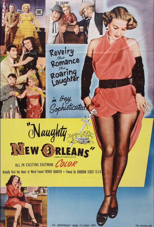 Naughty New Orleans (1954) poster