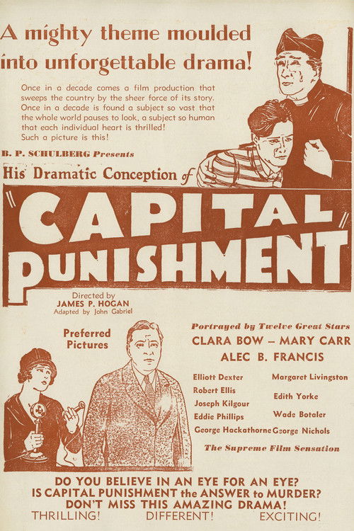 Capital Punishment (1925) poster
