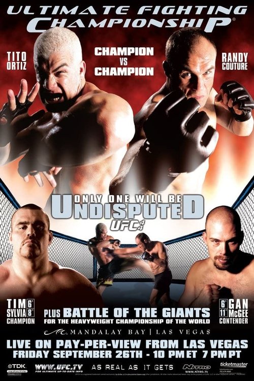 UFC 44: Undisputed (2003) poster