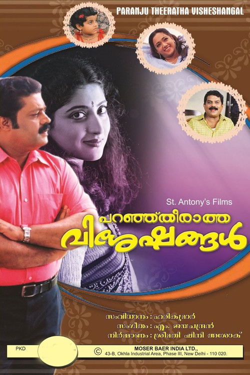 Paranju Theeratha Visheshangal (2007) poster