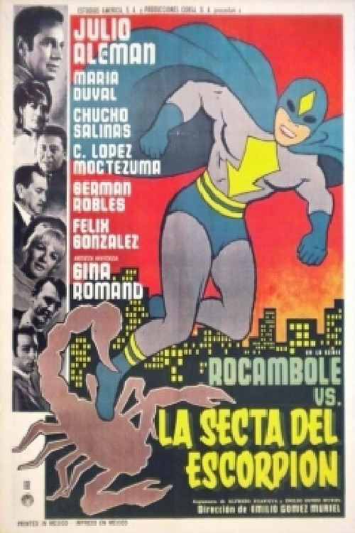 Rocambole contra la secta del escorpión (1967) poster