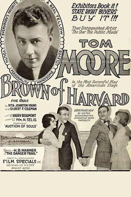 Brown of Harvard (1918) poster